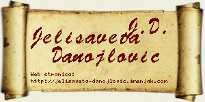 Jelisaveta Danojlović vizit kartica